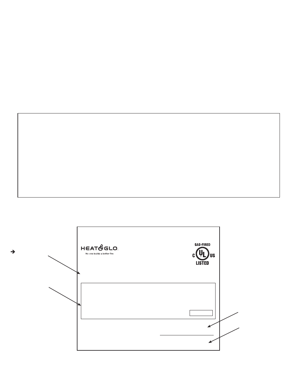 Listing label information/location, Nna atural tural gas gas | Hearth and Home Technologies 6000GLX-IPI-R User Manual | Page 2 / 72