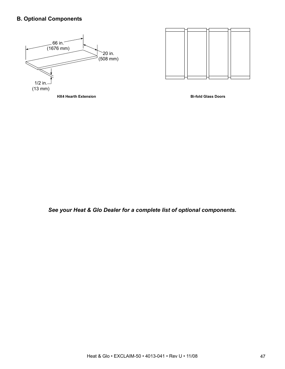 Hearth and Home Technologies EXCLAIM-50 User Manual | Page 47 / 52