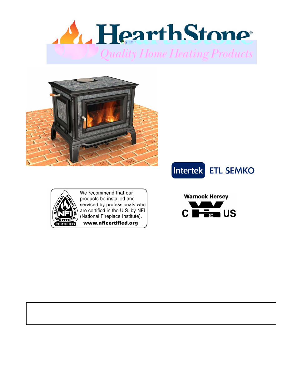 Hearth and Home Technologies 8000 User Manual | 29 pages