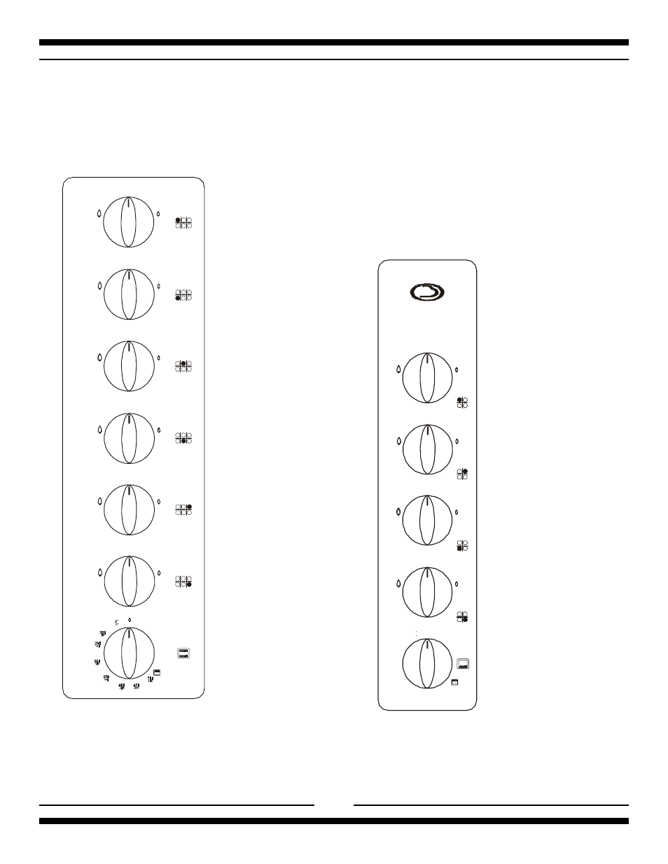 Model 7100 control panel, Control panel layout model 9100 control panel | Hearth and Home Technologies 7100 User Manual | Page 17 / 38
