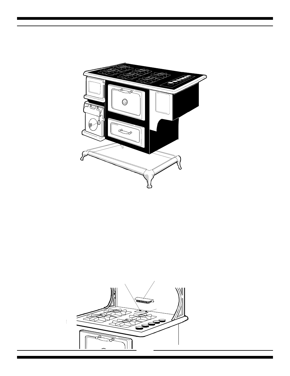 Assembly of range body to base | Hearth and Home Technologies 7100 User Manual | Page 7 / 38