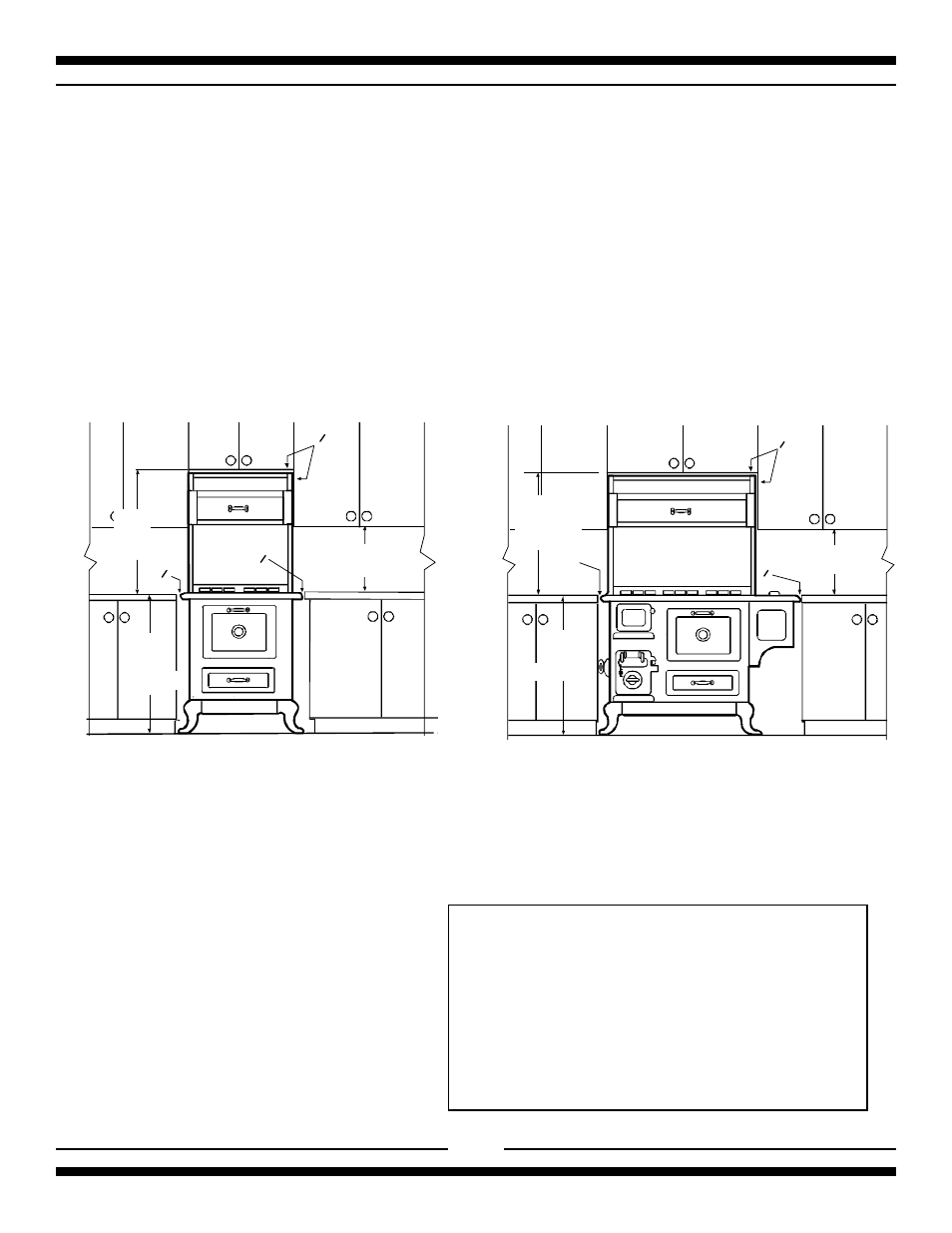 Installation clearances | Hearth and Home Technologies 7100 User Manual | Page 9 / 38