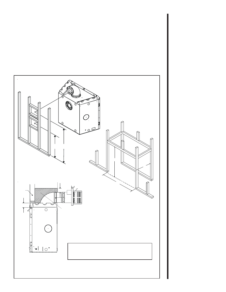 Step 2 framing the fireplace, Caution | Hearth and Home Technologies 6000TRS-CE User Manual | Page 11 / 42