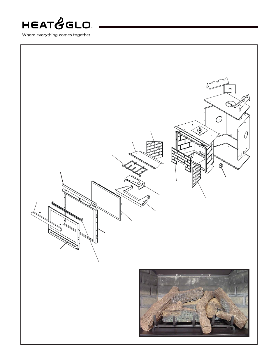 6000trs-ce, Service parts | Hearth and Home Technologies 6000TRS-CE User Manual | Page 4 / 42