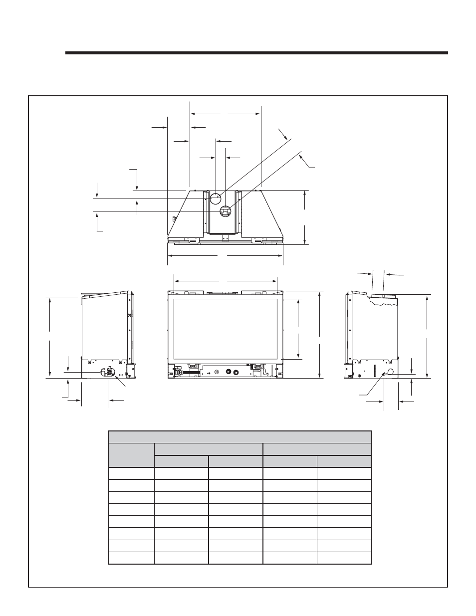 Reference materials, A. appliance dimension diagram | Hearth and Home Technologies FB-IN-S User Manual | Page 35 / 44