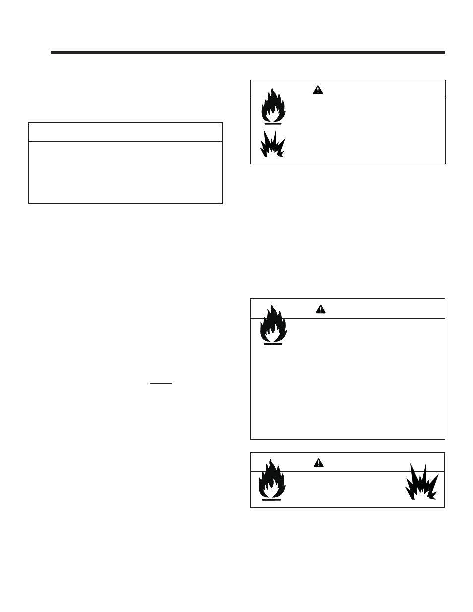 Getting started, Caution, Warning | Hearth and Home Technologies FB-IN-S User Manual | Page 5 / 44