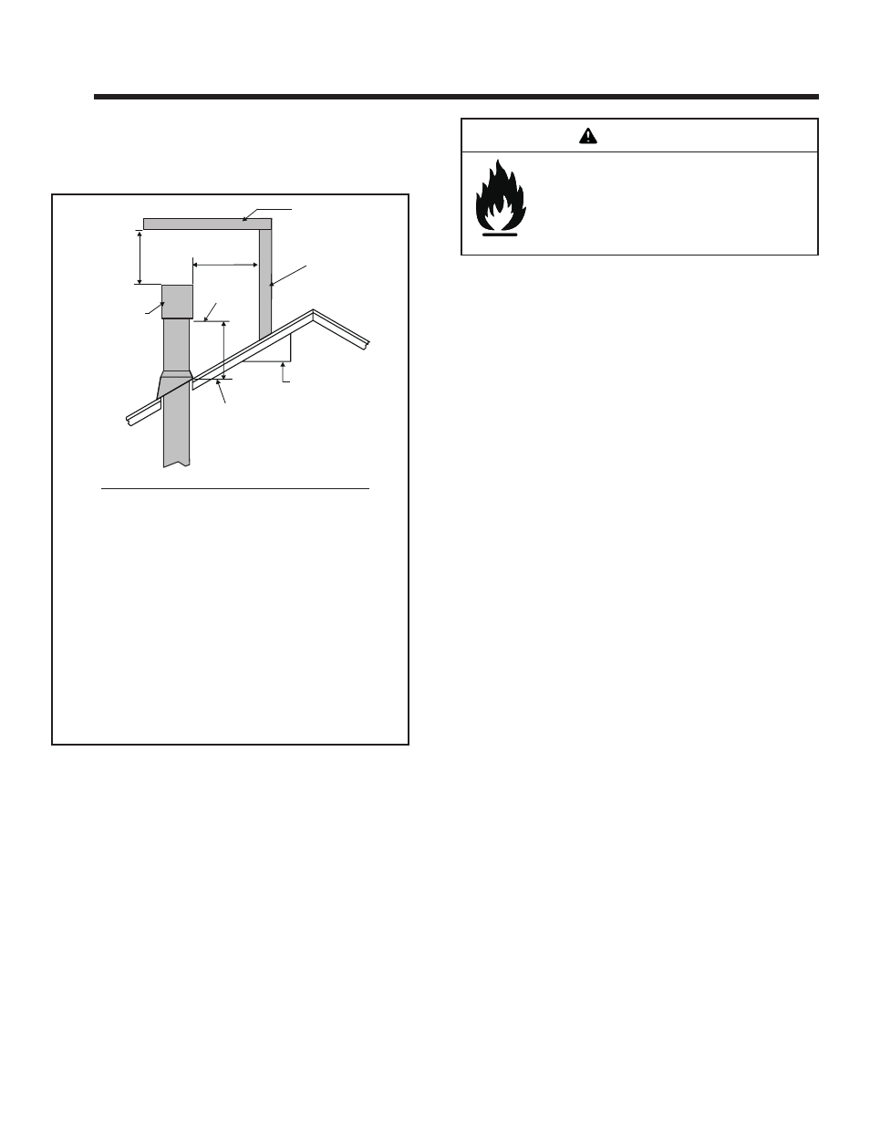 Termination locations, Warning, A. vent termination minimum clearances | Hearth and Home Technologies FB-IN-S User Manual | Page 9 / 44