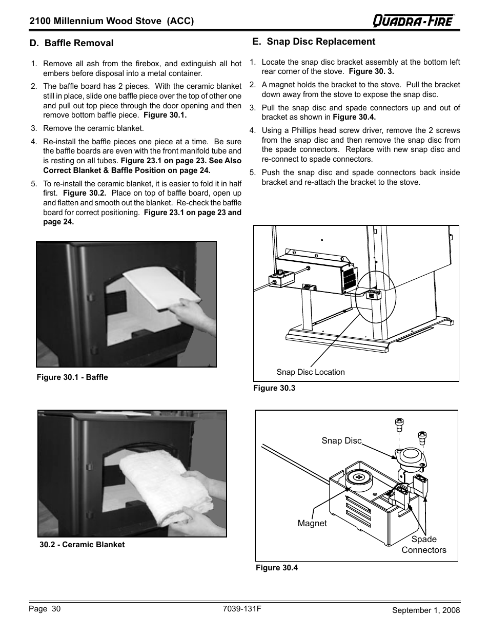 Hearth and Home Technologies 21M-ACC User Manual | Page 30 / 44