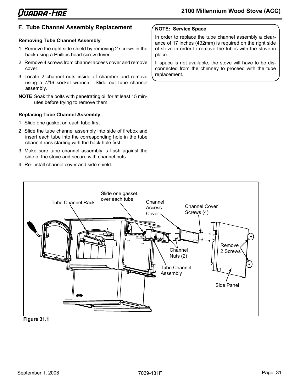 Hearth and Home Technologies 21M-ACC User Manual | Page 31 / 44