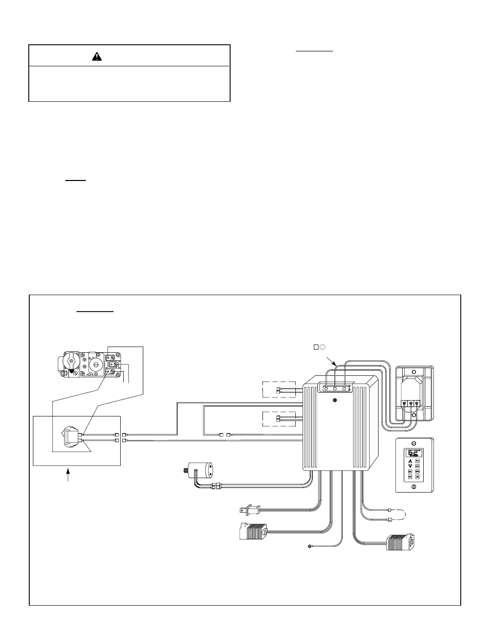 Caution, 3 installing the control box | Hearth and Home Technologies WSK-MLT User Manual | Page 3 / 7