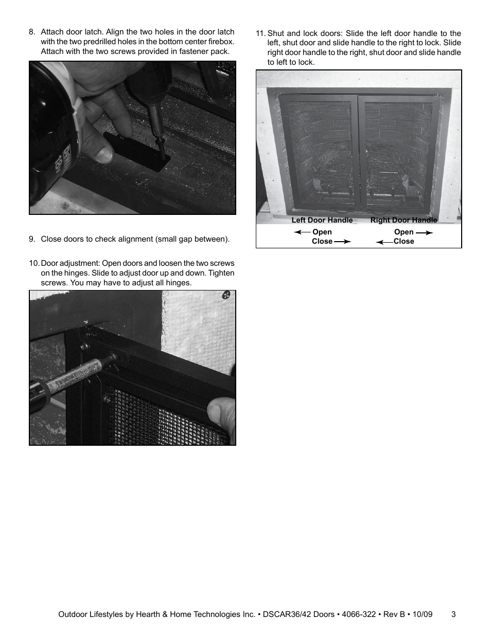 Hearth and Home Technologies DSCAR36 User Manual | Page 3 / 4