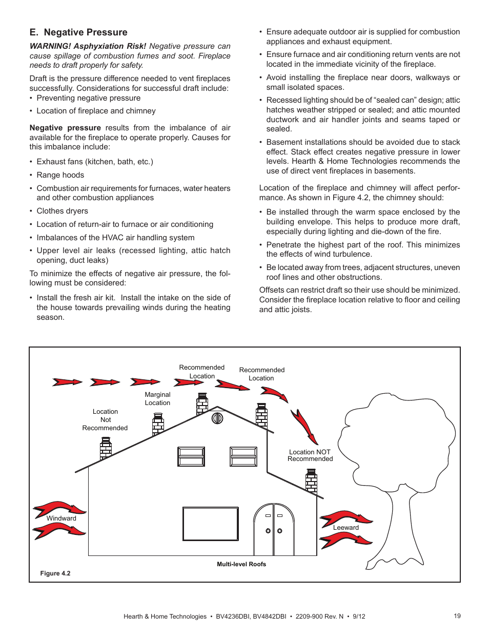 E. negative pressure | Hearth and Home Technologies Hearth&Home Fireplace BV4236DBI User Manual | Page 19 / 52