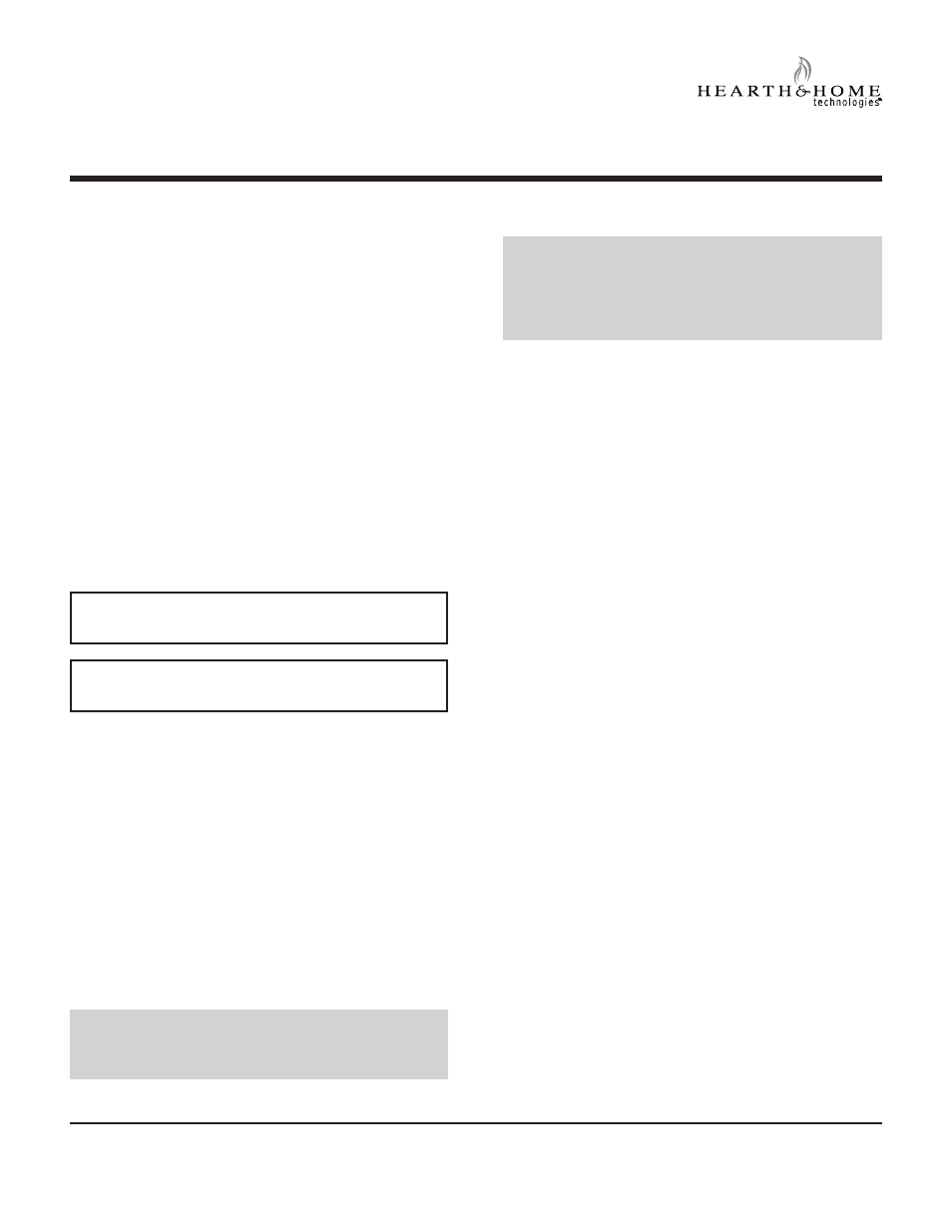 Hearth and Home Technologies RCT-MLT-II User Manual | 11 pages