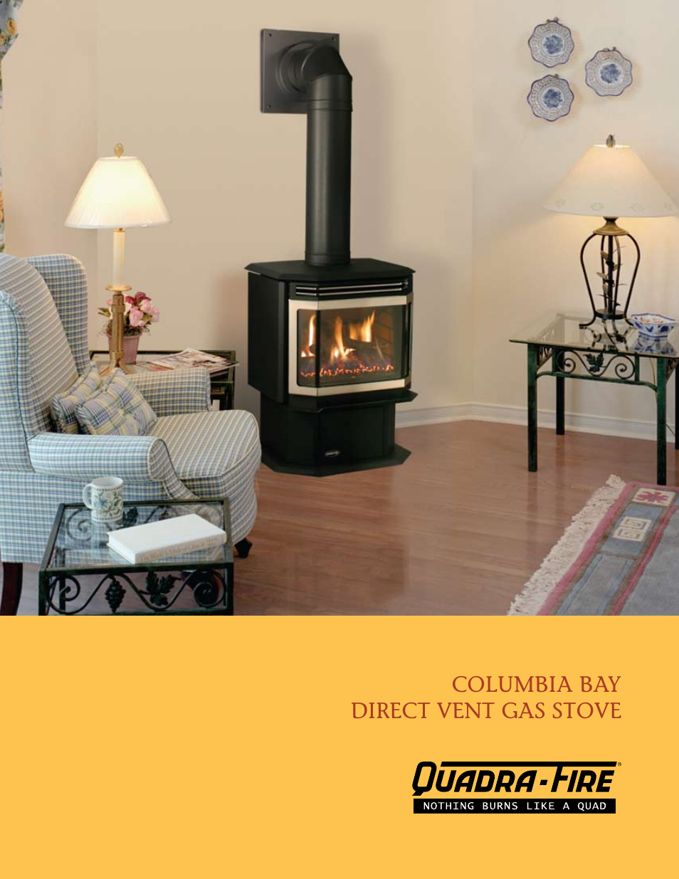 Hearth and Home Technologies Direct Vent Gas Stove Columbia Bay User Manual | 2 pages