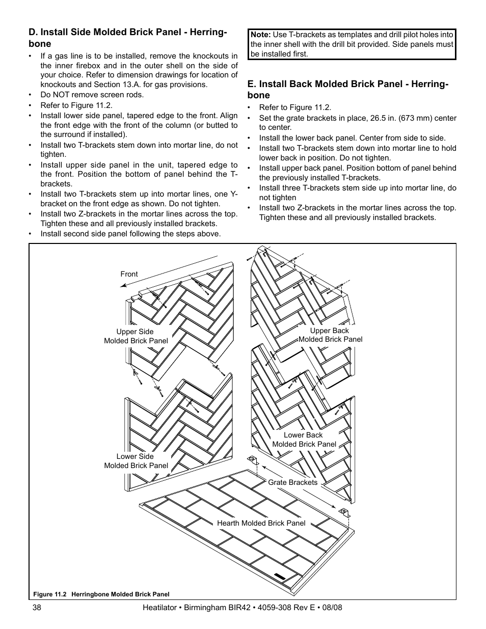 Hearth and Home Technologies BIR42 User Manual | Page 38 / 56