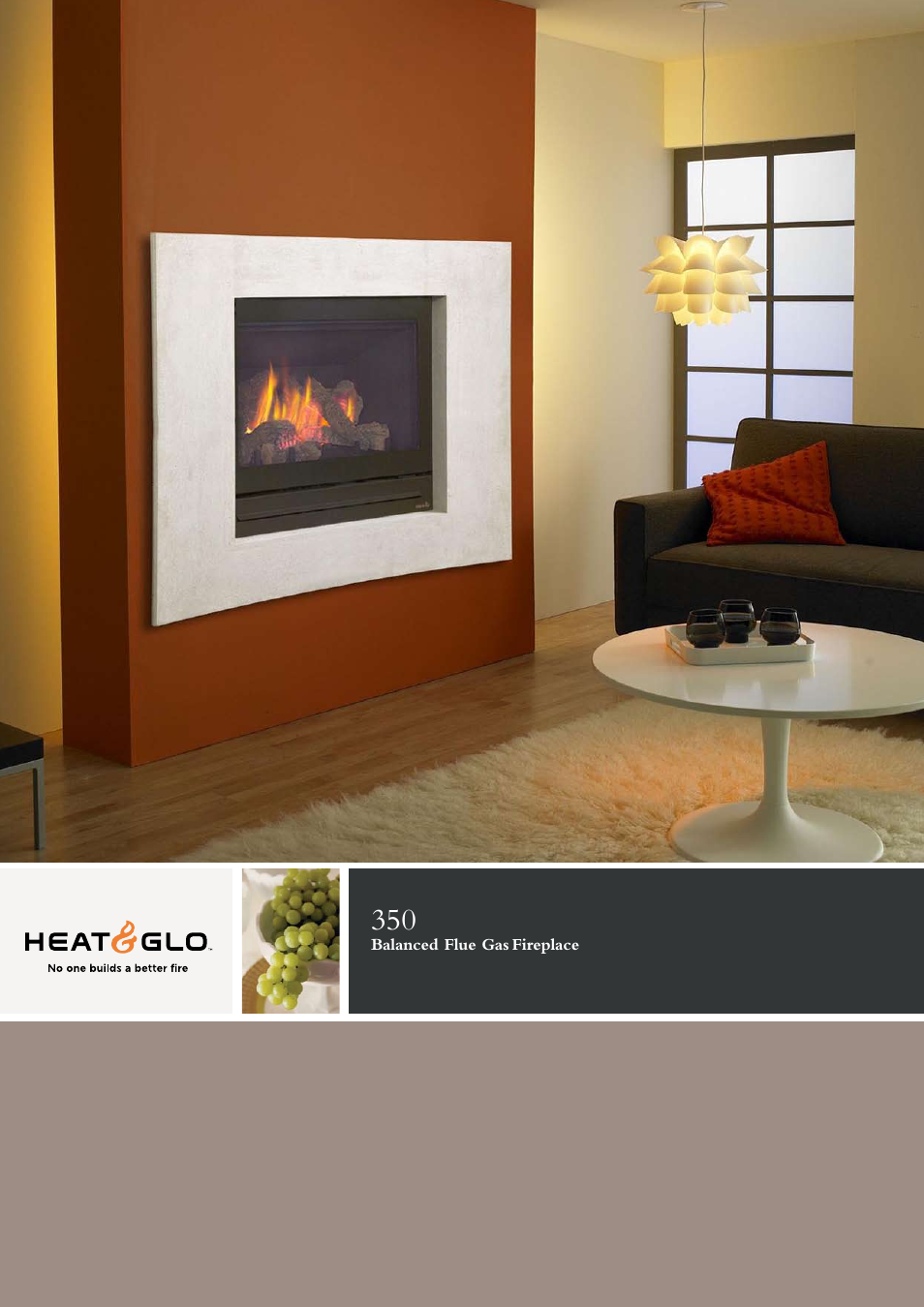 Hearth and Home Technologies Balanced Flue Gas Fireplace 350TRS-CE User Manual | 2 pages