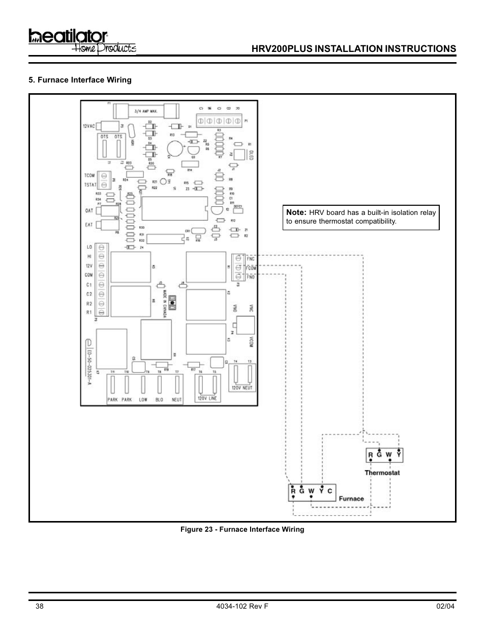 Hearth and Home Technologies Heat Recovery Ventilator HRV200PLUS User Manual | Page 38 / 48