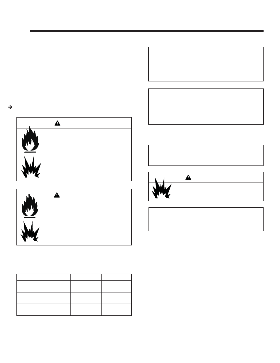 Gas information, Warning | Hearth and Home Technologies ESCAPE-42DV User Manual | Page 28 / 57