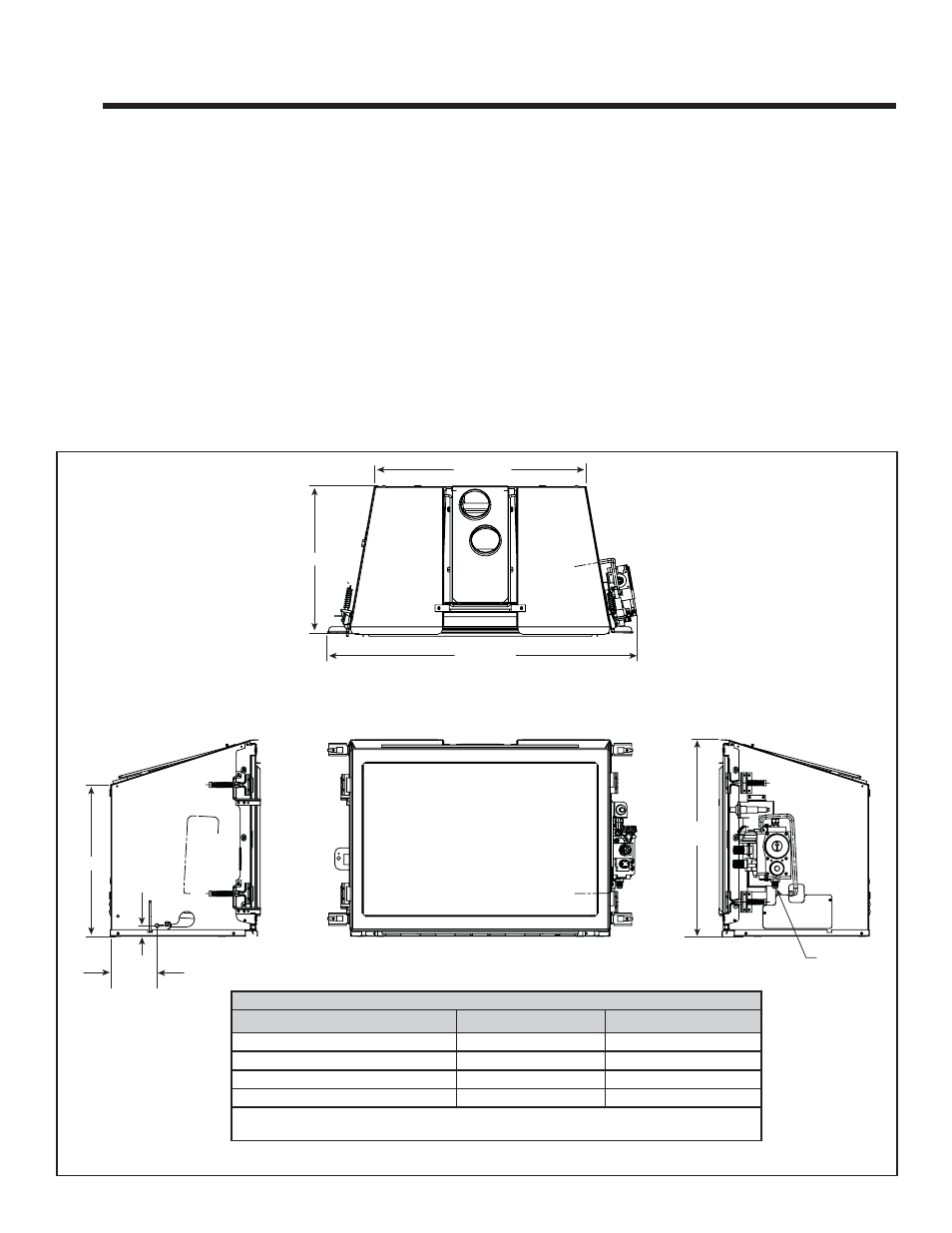 Fireplace size requirements | Hearth and Home Technologies FB-ZC-S User Manual | Page 7 / 41