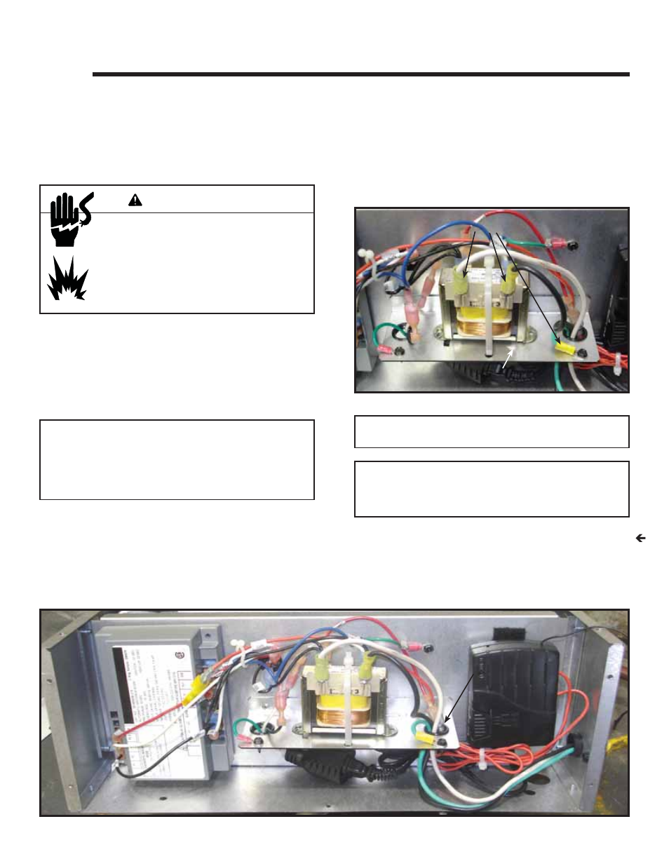 Electrical information, Warning | Hearth and Home Technologies Cyclone-Cust User Manual | Page 28 / 46