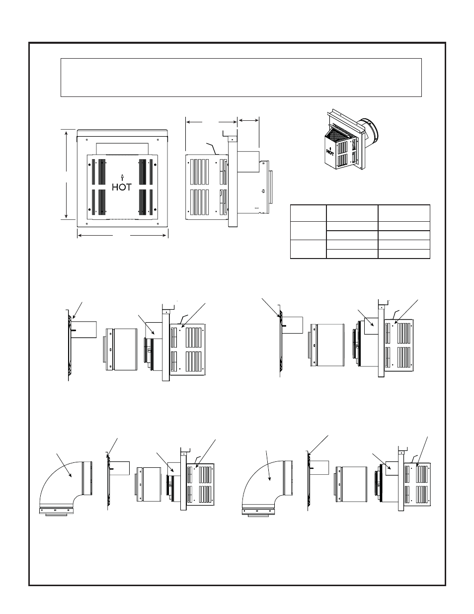 B. vent components diagrams (continued) | Hearth and Home Technologies Cyclone-Cust User Manual | Page 40 / 46