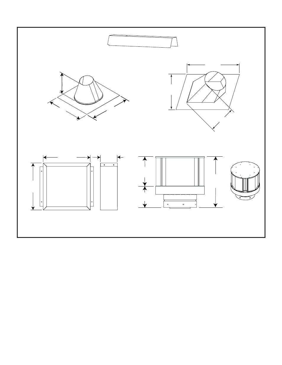 B. vent components diagrams (continued) | Hearth and Home Technologies Cyclone-Cust User Manual | Page 41 / 46