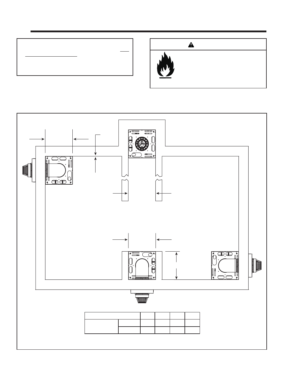 Framing and clearances, Warning | Hearth and Home Technologies Cyclone-Cust User Manual | Page 7 / 46