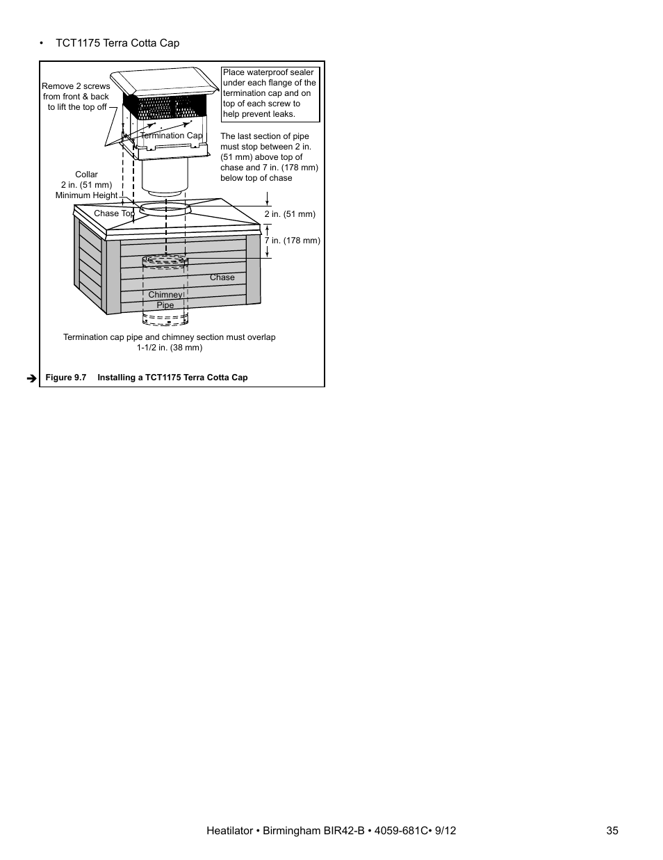 Hearth and Home Technologies BIR42-B User Manual | Page 35 / 55