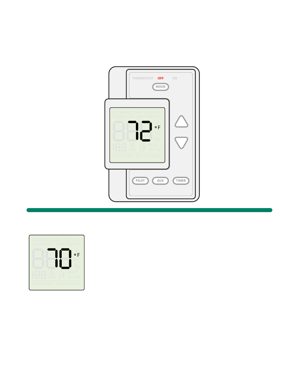 Wall control - wsk300, Control specifi cations, Function - continuous display screen | Wall control | Hearth and Home Technologies Multifunction Wall Control WSK300 User Manual | Page 6 / 16