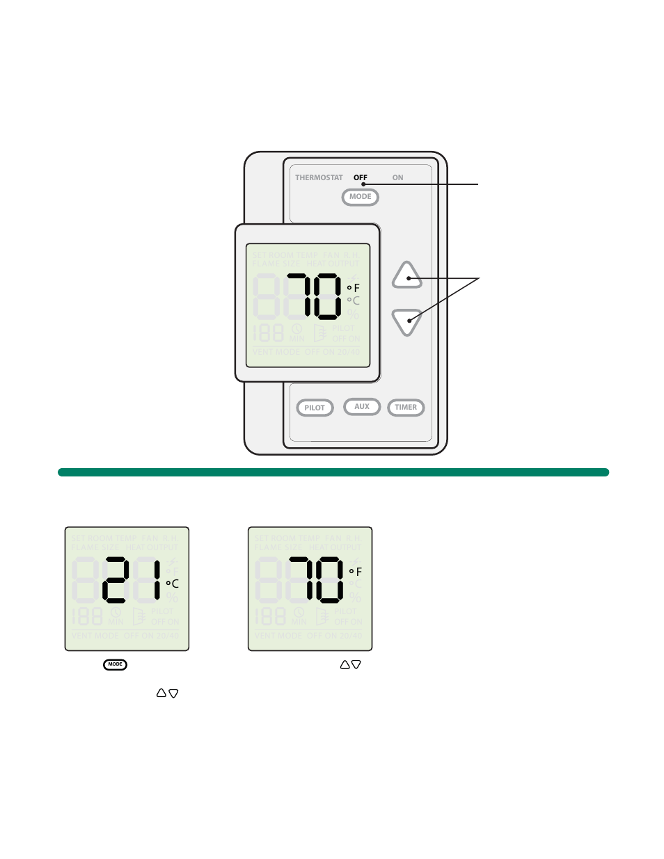 Wall control - wsk300, Control specifi cations, Function - temperature scale indicator | Wall control | Hearth and Home Technologies Multifunction Wall Control WSK300 User Manual | Page 7 / 16