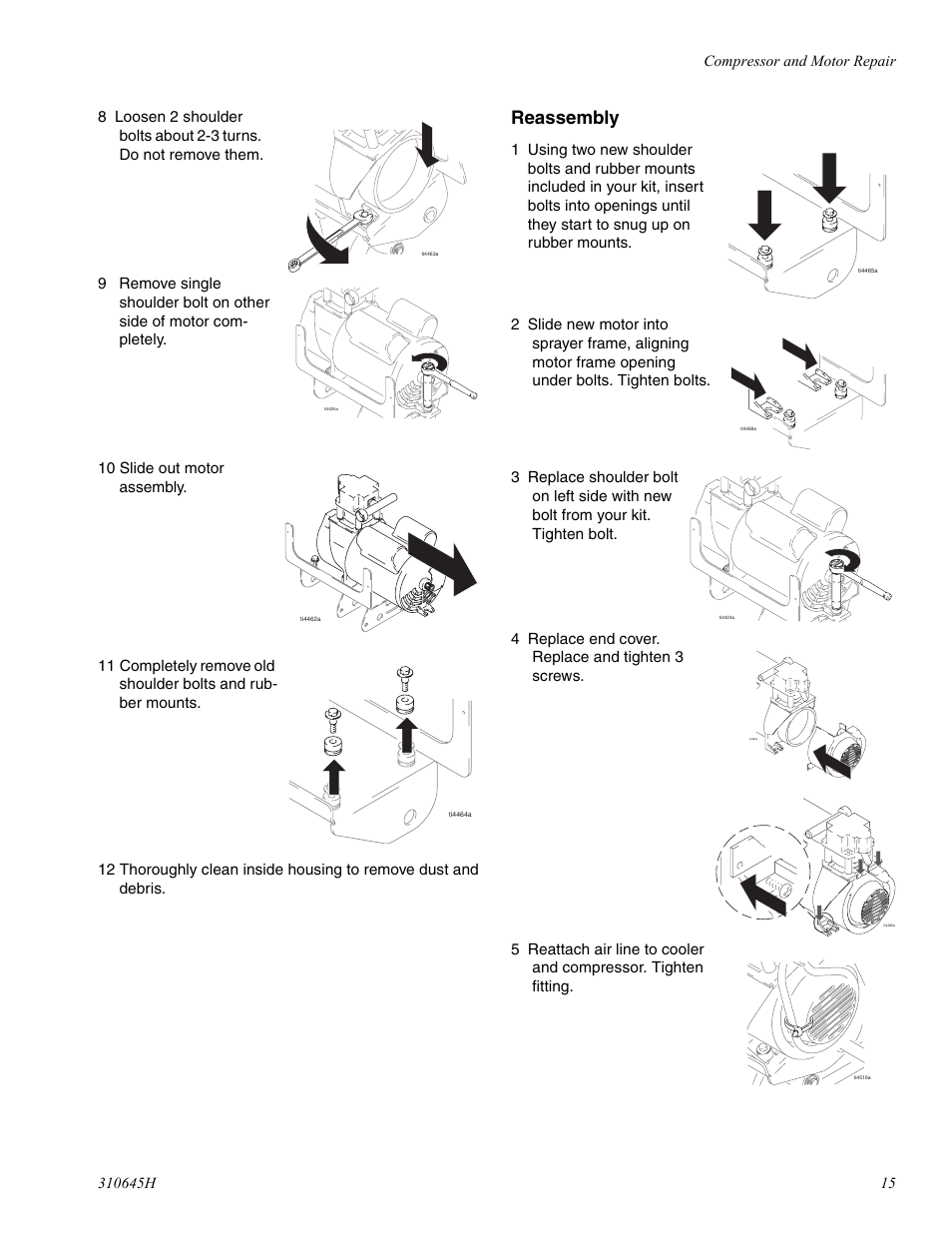 Reassembly | Healthyway 310645H User Manual | Page 15 / 36