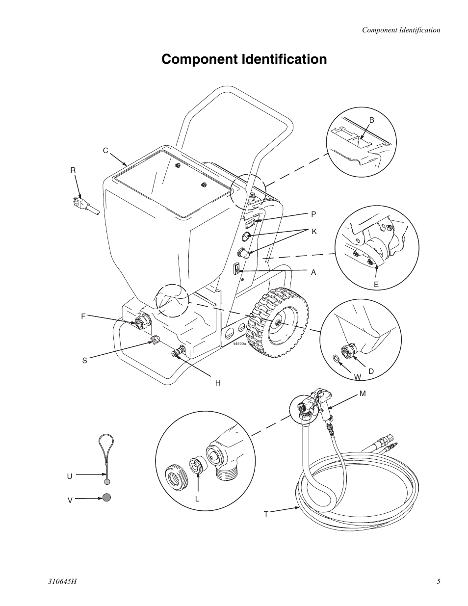 Component identification | Healthyway 310645H User Manual | Page 5 / 36