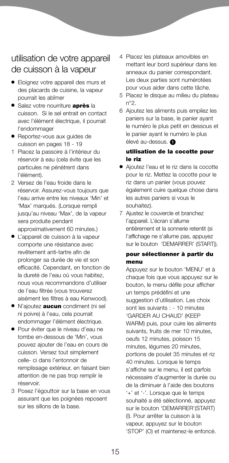 Kenwood FS560 User Manual | Page 18 / 115