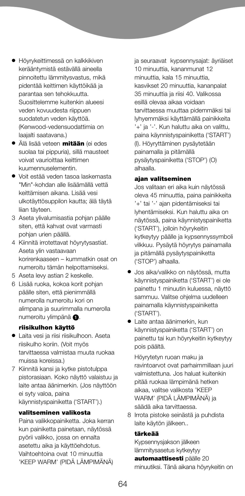 Kenwood FS560 User Manual | Page 67 / 115