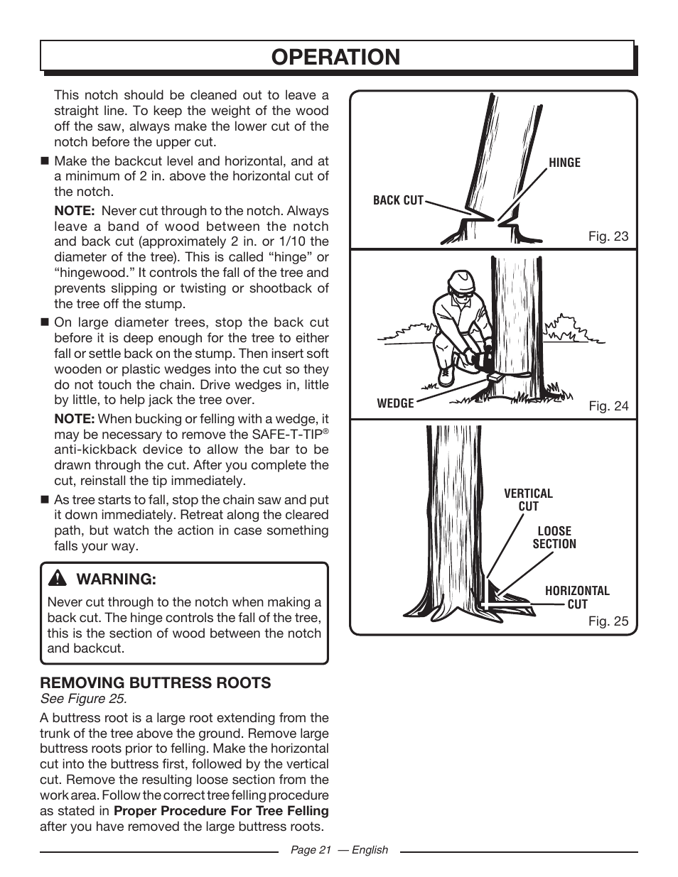 Operation | Homelite UT10519 User Manual | Page 21 / 120