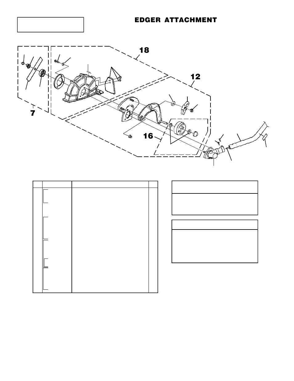 Edger attachment | Homelite UT20729 User Manual | Page 16 / 18