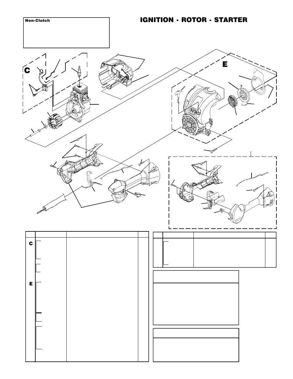 Ignition - rotor - starter | Homelite UT20729 User Manual | Page 3 / 18