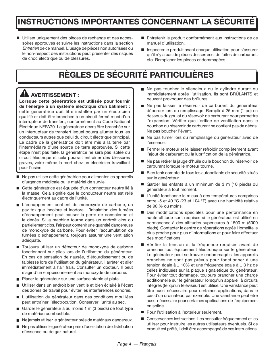 Homelite UT903650 User Manual | Page 26 / 60