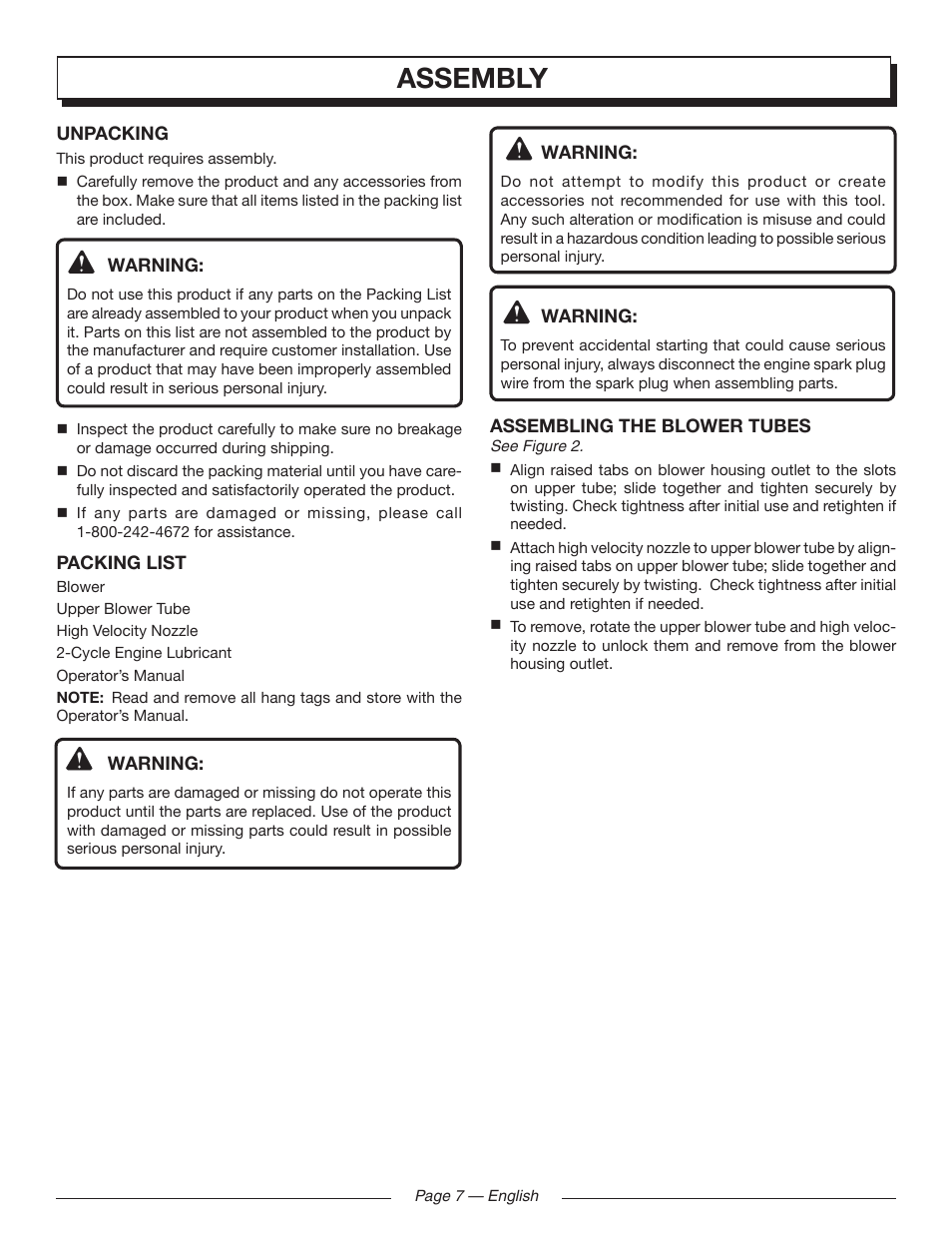 Assembly | Homelite UT09520 User Manual | Page 9 / 42