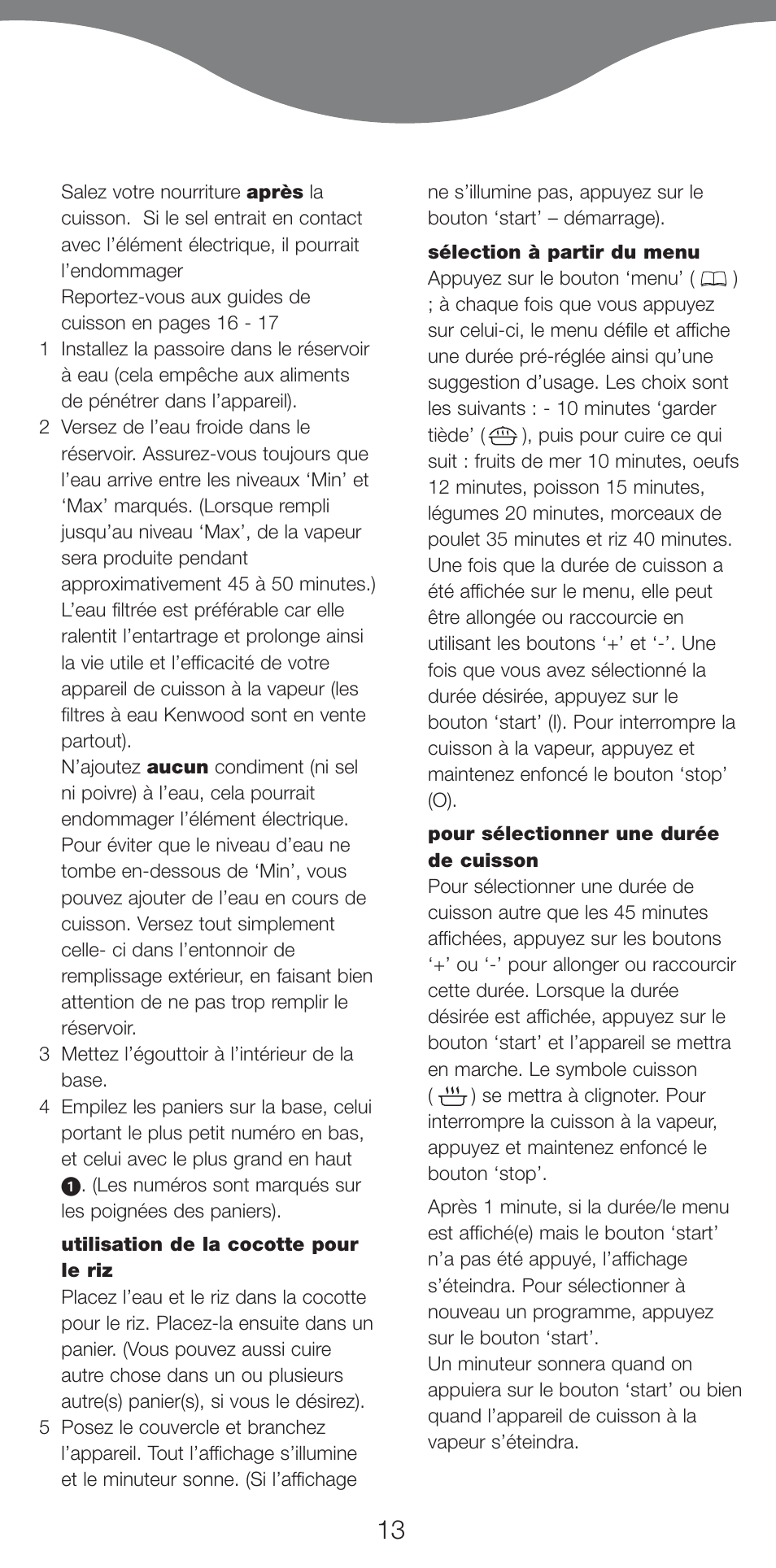 Kenwood FS460 User Manual | Page 15 / 102