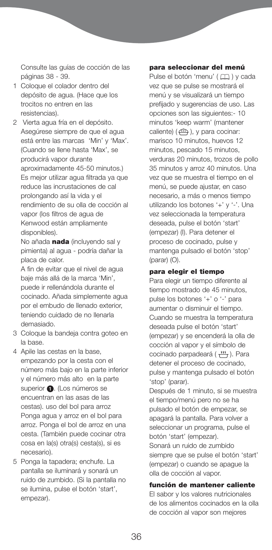 Kenwood FS460 User Manual | Page 38 / 102