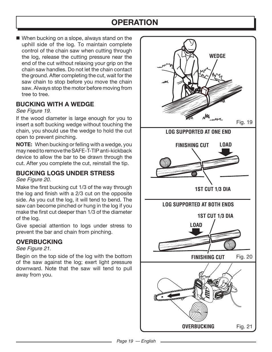Operation | Homelite UT43103 User Manual | Page 19 / 92