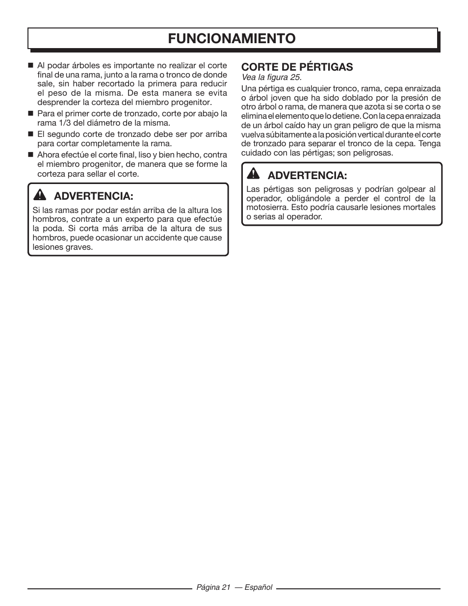 Funcionamiento | Homelite UT43103 User Manual | Page 80 / 92