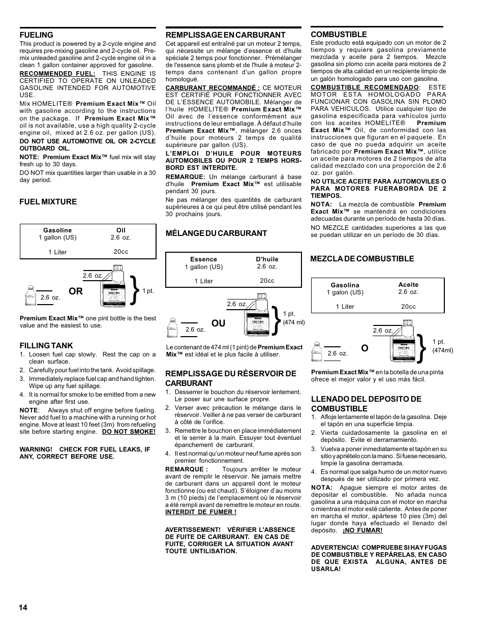 Homelite ut 10910 User Manual | Page 14 / 40