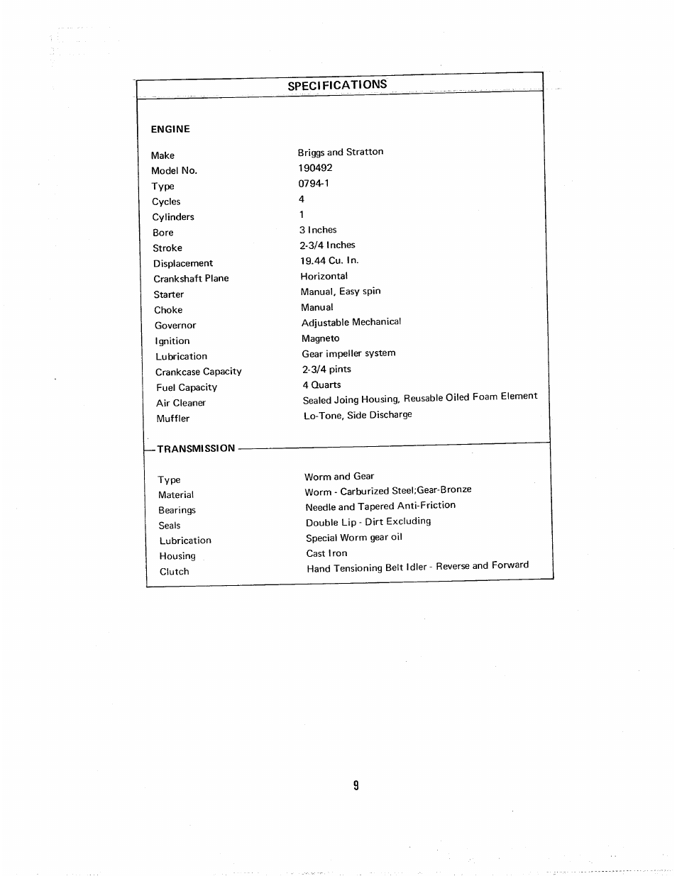 Homelite 8H.P User Manual | Page 10 / 17