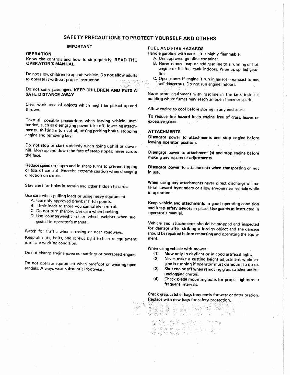 Safety precautions to protect yourself and others | Homelite 1600383 User Manual | Page 2 / 36