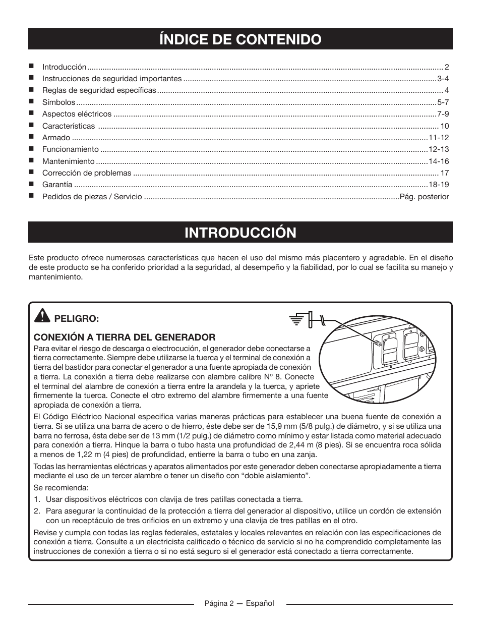 Homelite HG5022P User Manual | Page 42 / 60