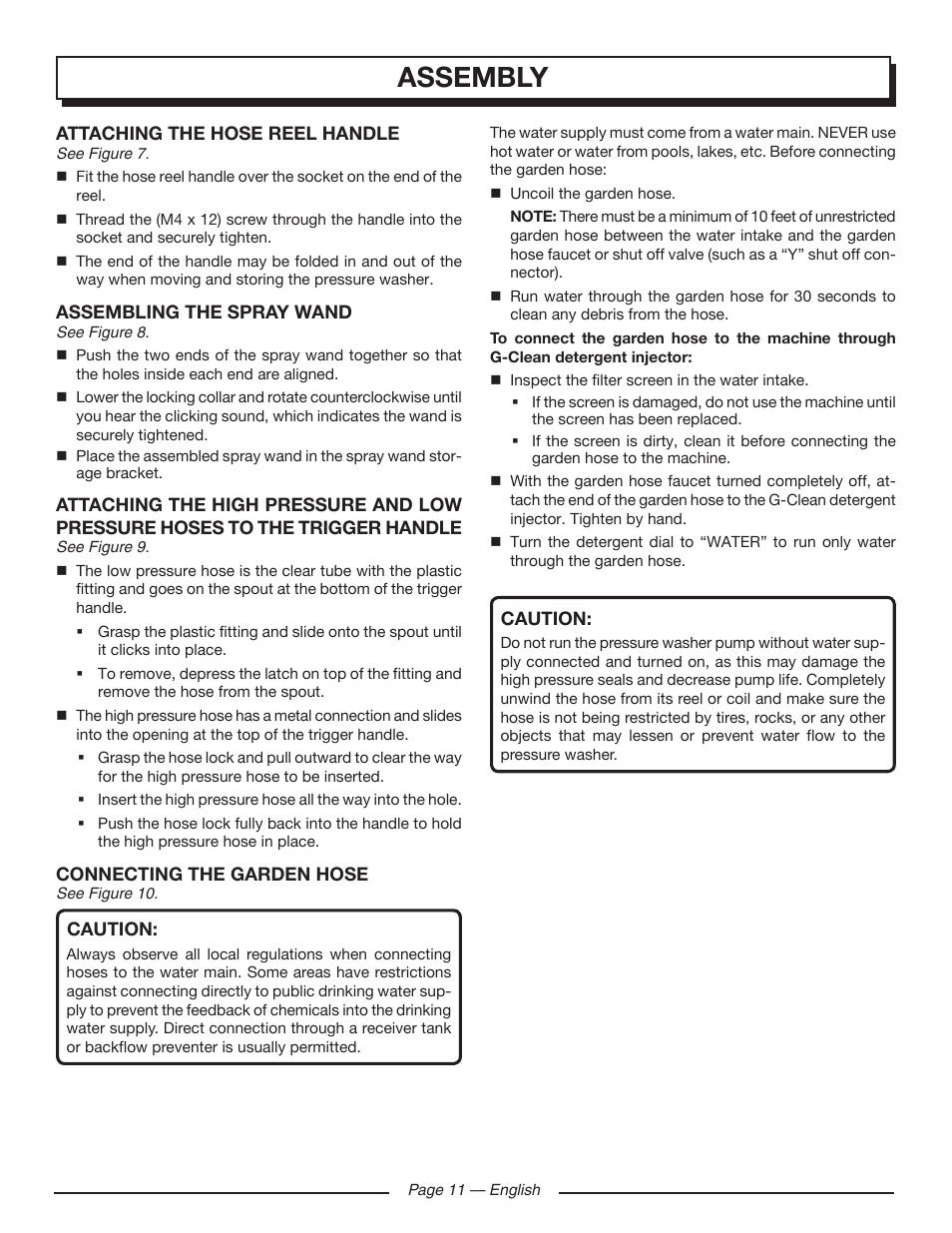 Assembly | Homelite UT80720 User Manual | Page 15 / 52