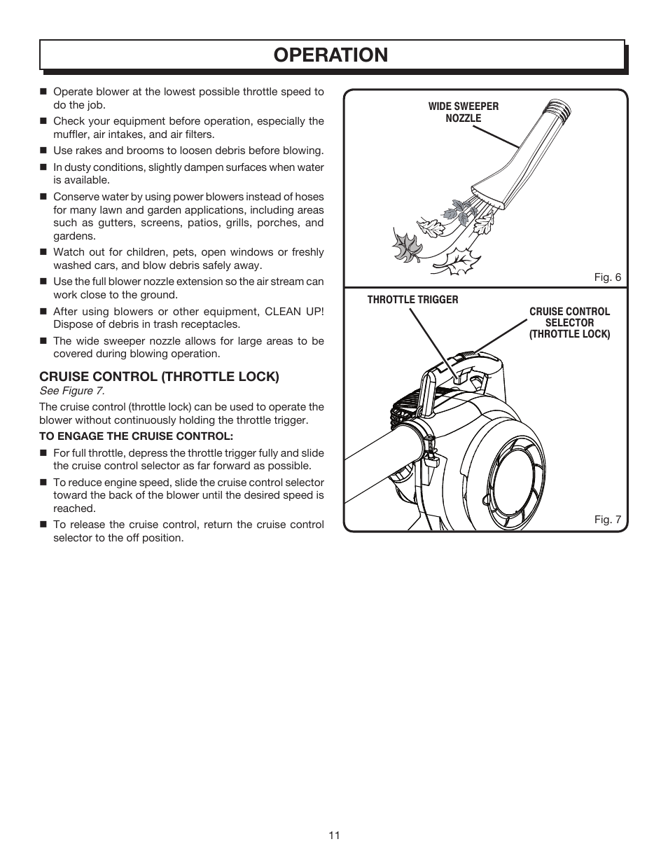 Operation | Homelite YARD B UT08512A User Manual | Page 11 / 18