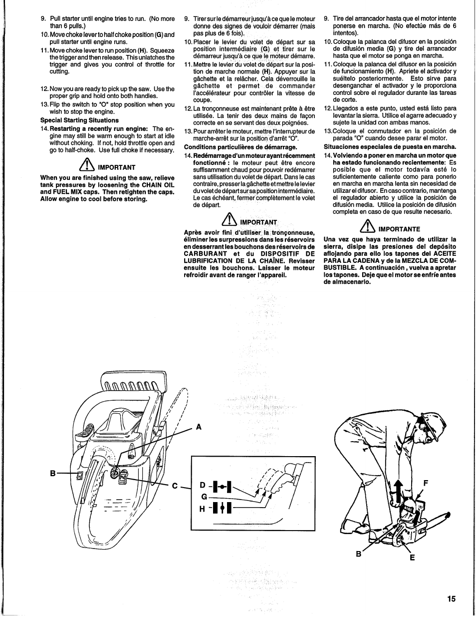 Homelite UH10817 User Manual | Page 15 / 43